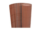 Clôture de jardin double face 110x500 Marron DIRZ54113