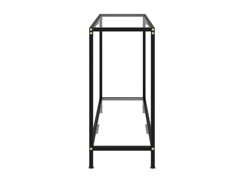Table console Transparent 100x35x75 cm Verre trempé TJMK44851
