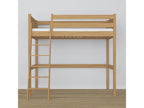 Lit mezzanine en chêne N04 Chêne Naturel 100x200 HOZZ03177