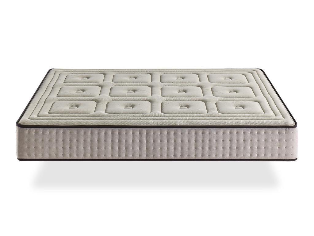 Matelas naturel ressorts ensaches 90x190 BIO NATURA SPRING Épaisseur 26 CM Coton et lin SQMG64345