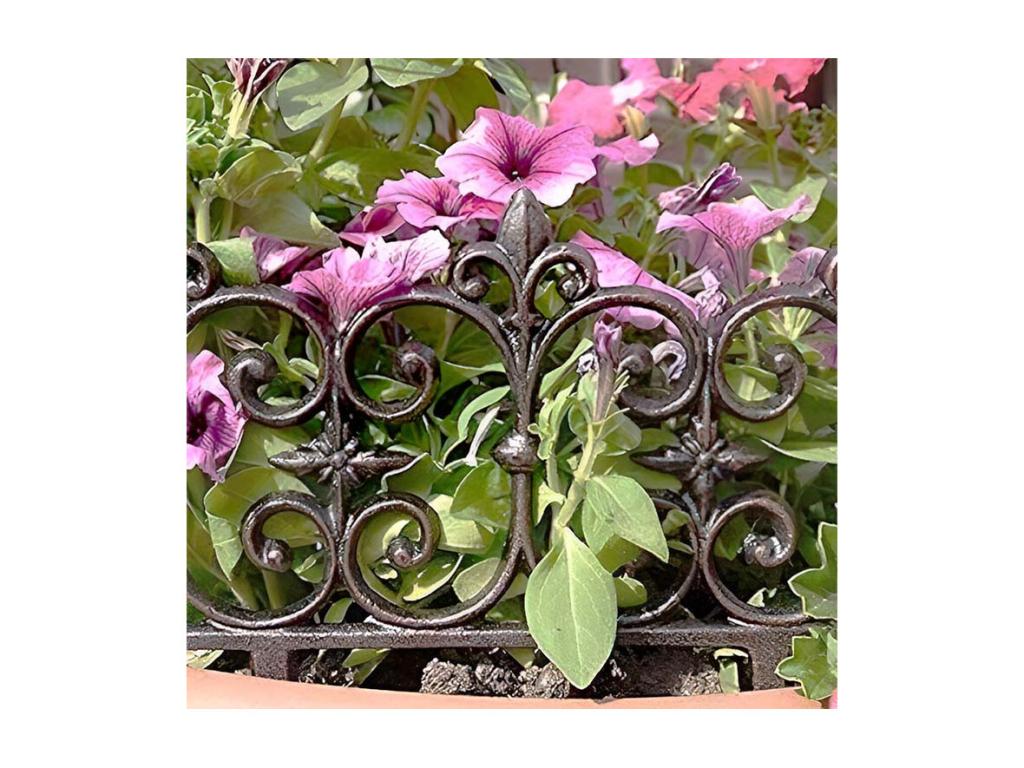 Bordure de jardin en fonte Cosymeub Lot de 24 XMZA08950